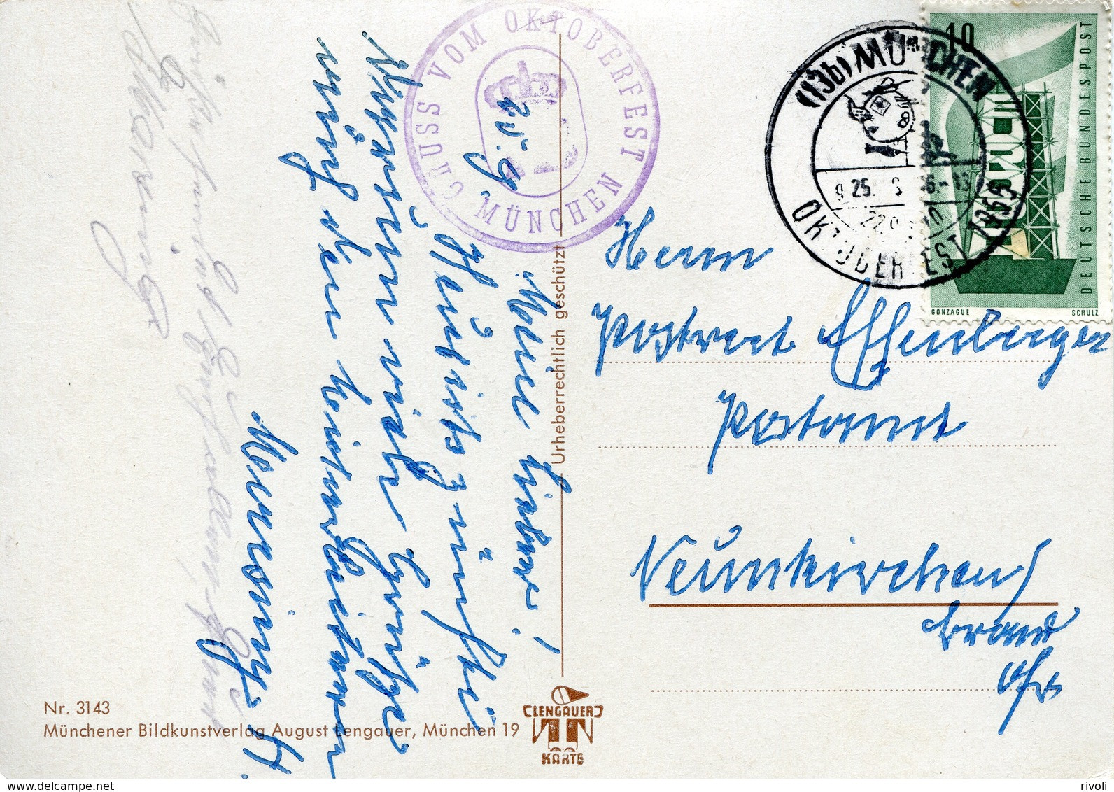 ALLEMAGNE-1956 CPA EUROPA CEPT - 1956