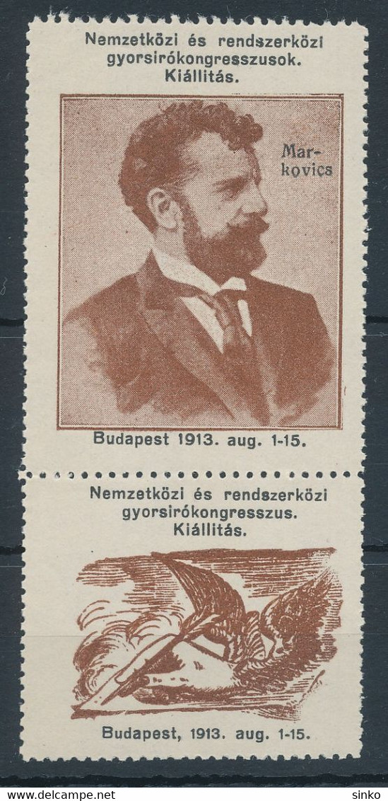 1913. International And Intermethod Stenography Congresses. Exhibition - Herdenkingsblaadjes