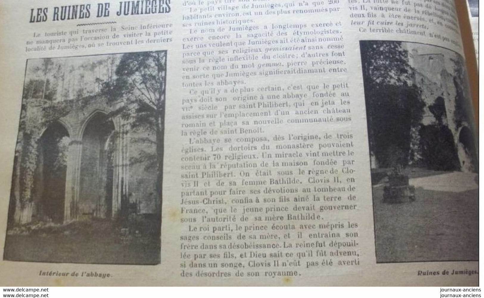 1904 LES RUINES DE JUMIEGES - MISSION EN AMERIQUE DU SUD COMTE DE CREQUI MONTFORT - CHEZ LES COSAQUES - Kranten Voor 1800