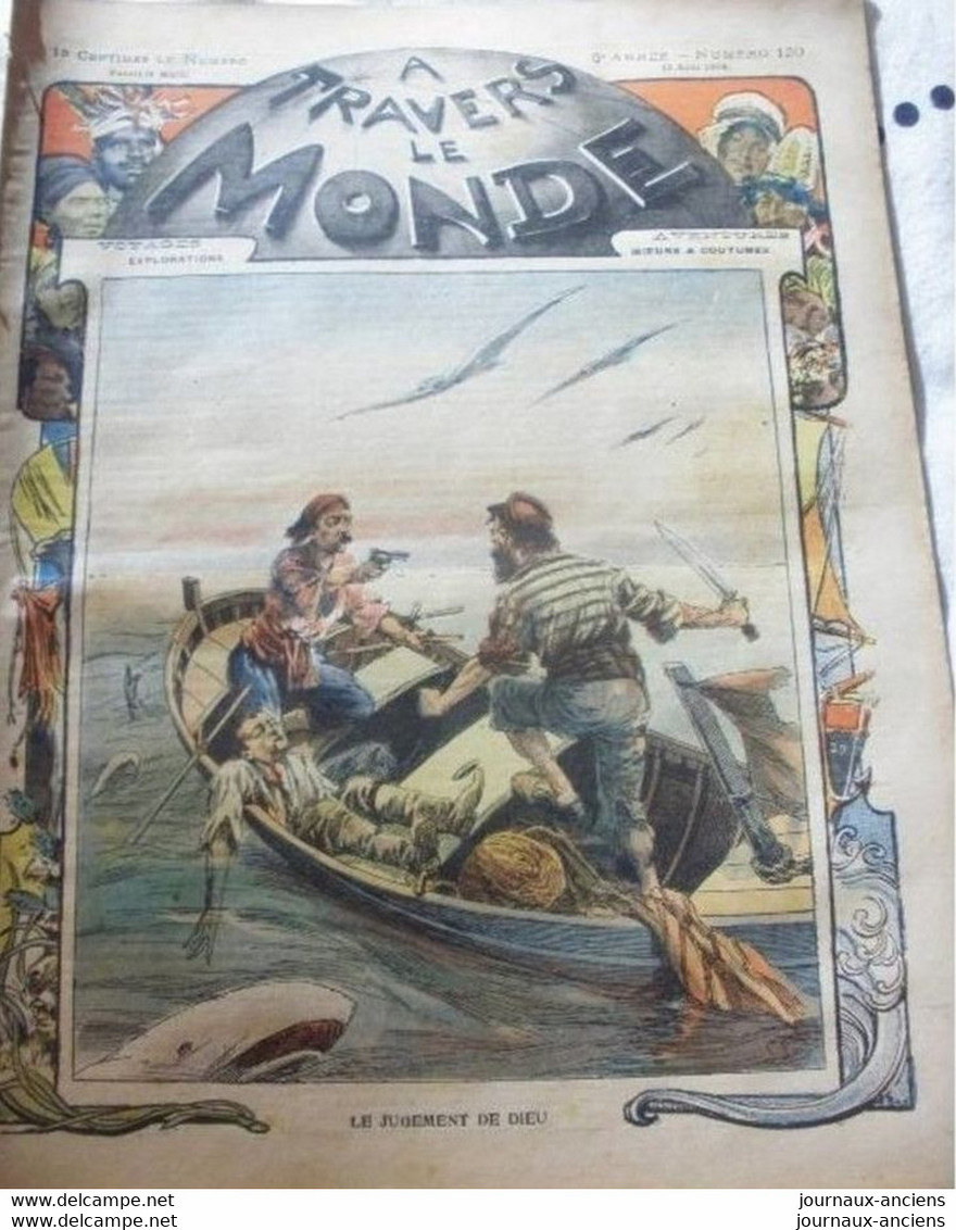 1904 A TRAVERS LE MONDE - SINGAPOUR - UNE EXCURSION EN ECOSSE - LES CURIOSITÉ DE LA VIEILLE ARTILLERIE NAVALE - Zeitungen - Vor 1800