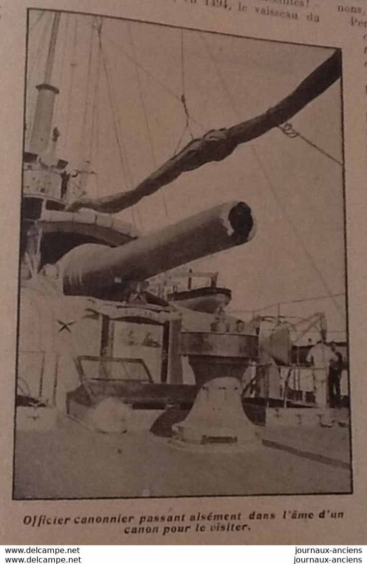 1904 A TRAVERS LE MONDE - SINGAPOUR - UNE EXCURSION EN ECOSSE - LES CURIOSITÉ DE LA VIEILLE ARTILLERIE NAVALE