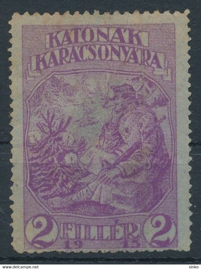 1915. For Christmas Of The Soldiers 2f Stamp - Hojas Conmemorativas