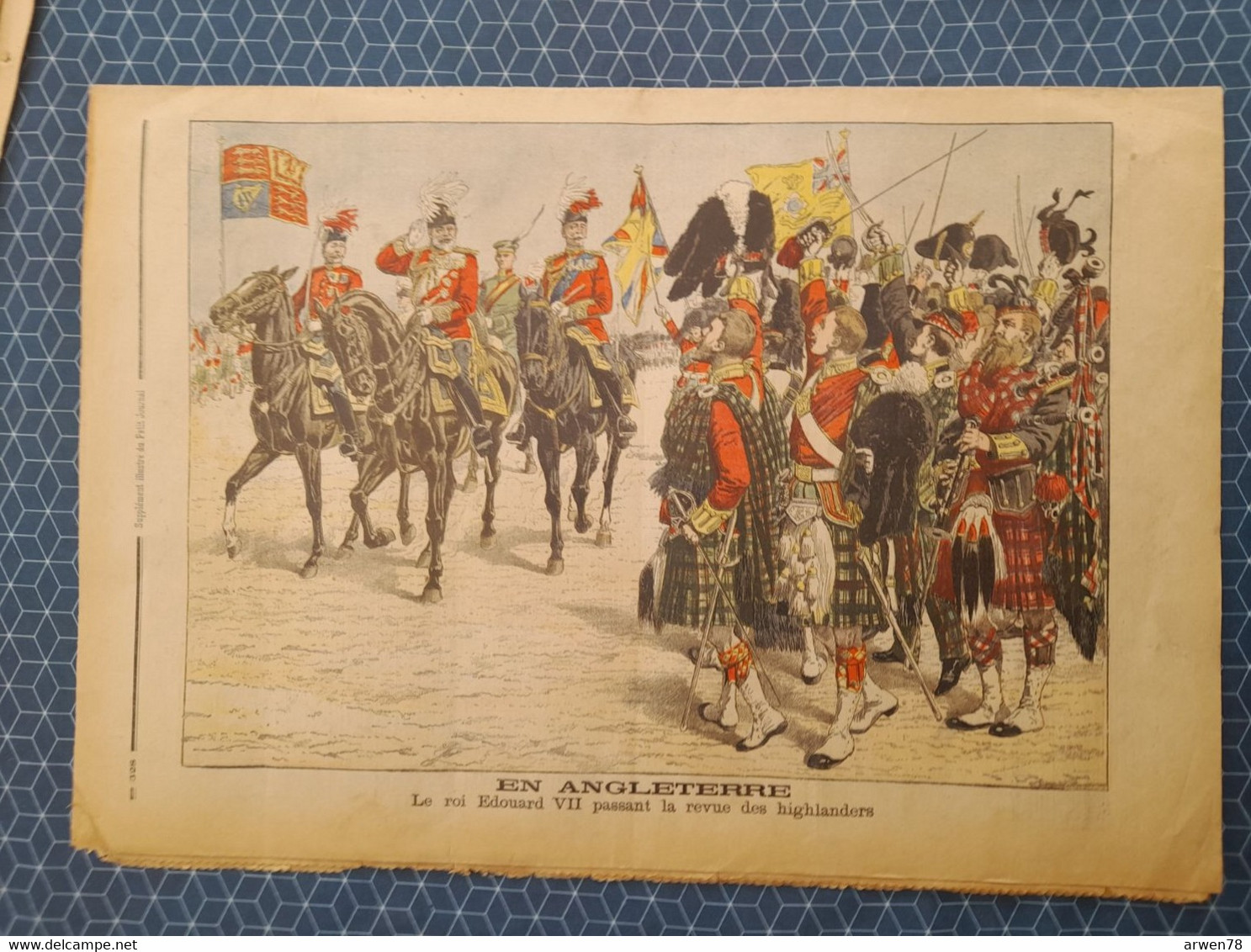 Le Petit Journal N° 777 Suicide De Deux Sœurs Jumelles Angleterre Le Roi Edouard VII Passant La Revue Des Highlanders - Le Petit Marseillais