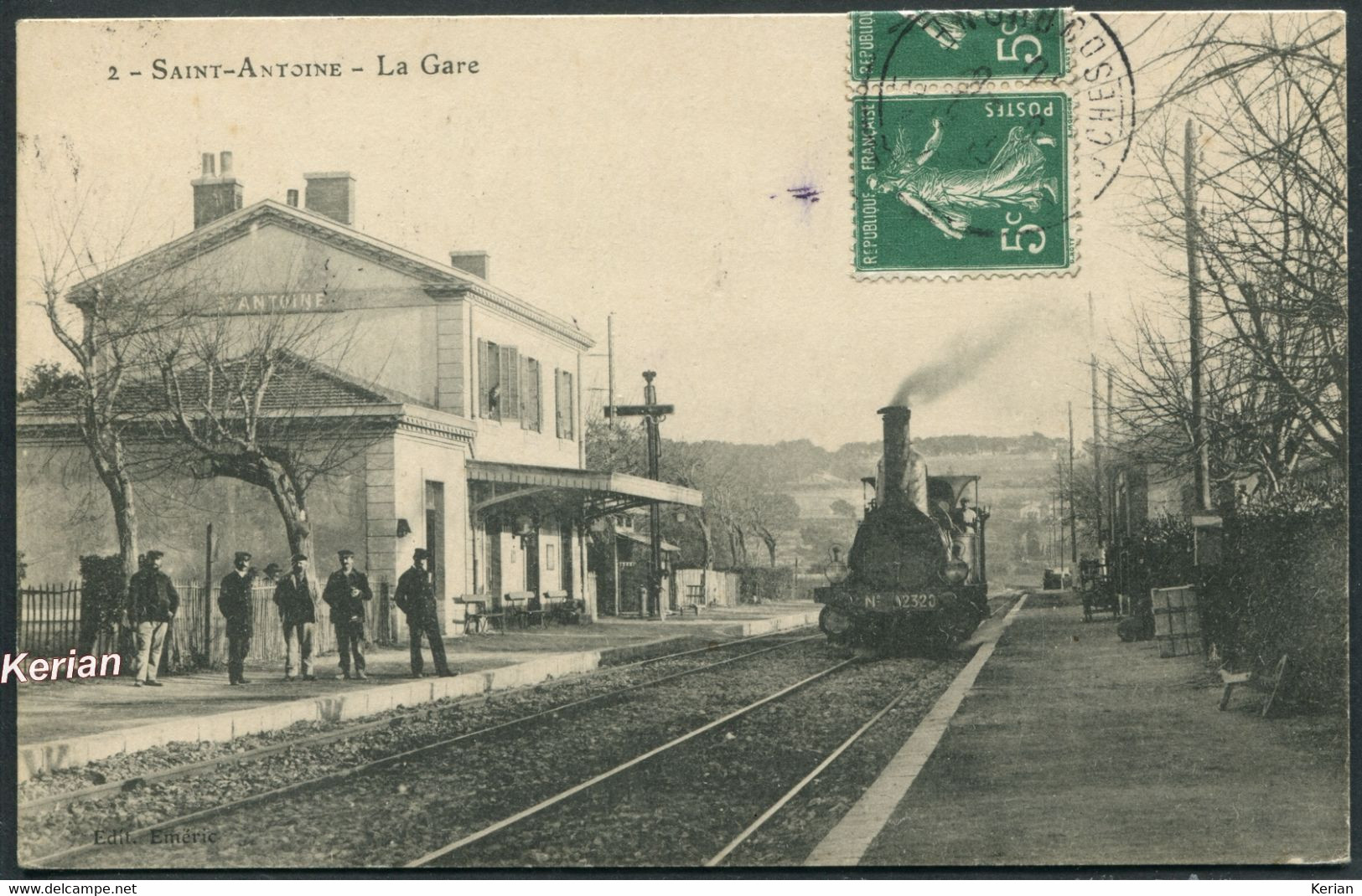 Saint-Antoine - La Gare - N°2 Edit. Éméric - Voir 3 Scans Larges Et Descriptif - Nordbezirke, Le Merlan, Saint-Antoine