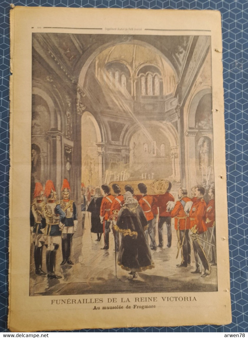 Le Petit Journal N° 535 Funérailles De La Reine D'Angleterre Victoria Marseille Retour De Chine Des Blésses Français - Le Petit Marseillais