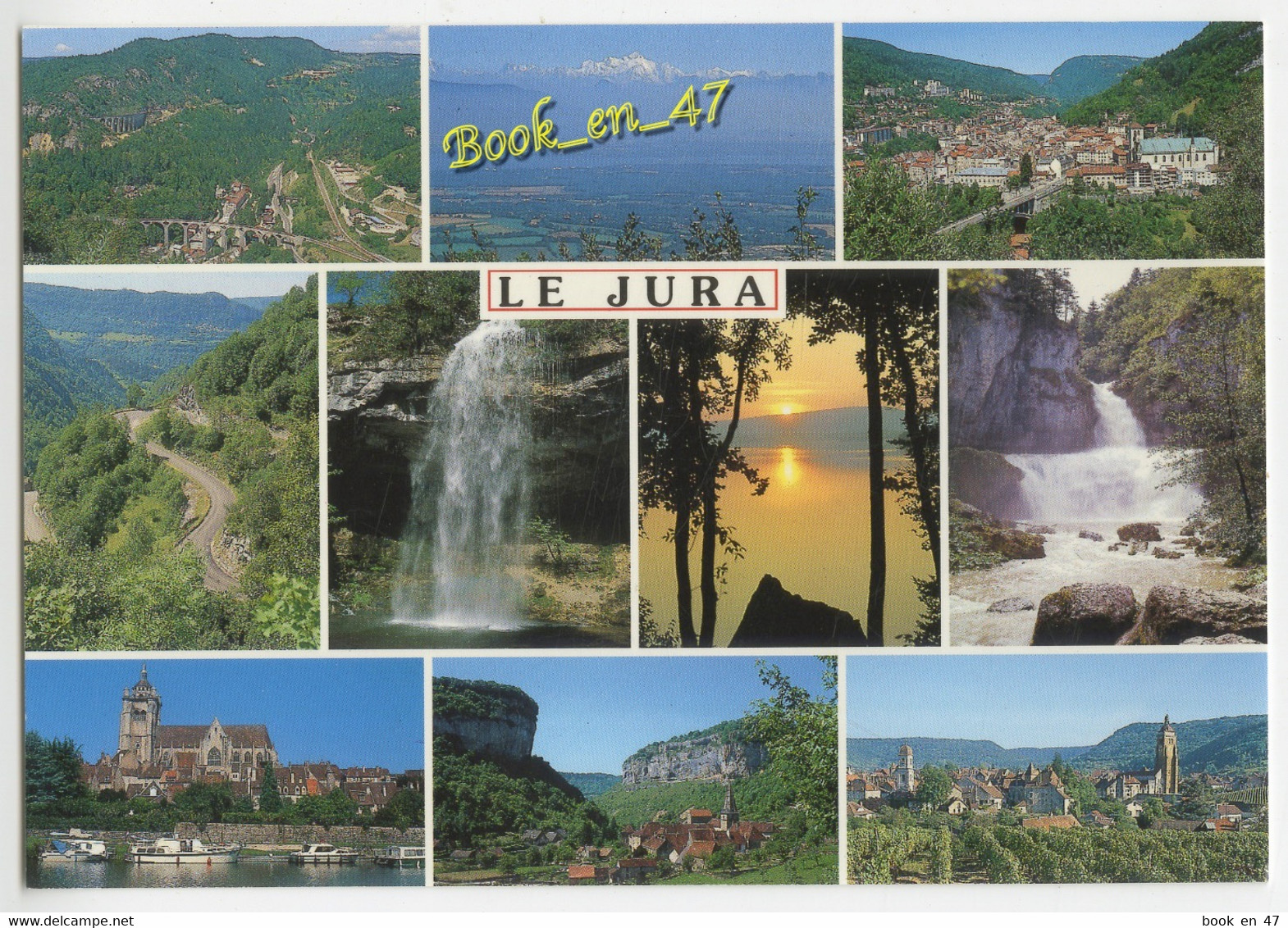 {86331} Le Jura , Multivues ; Dole , Baume Les Messieurs , Arbois , Saint Claude , Morez , Col De La Faucille - Franche-Comté