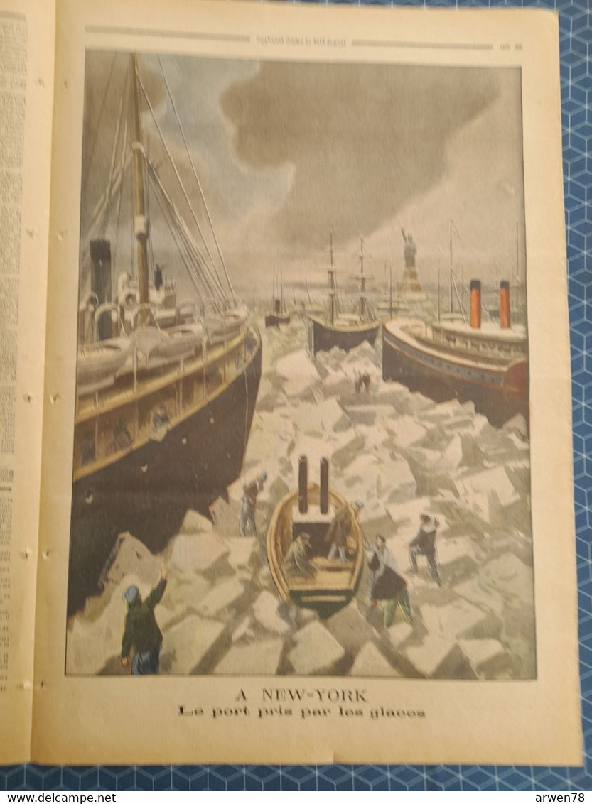 Le Petit Journal N° 537 Mariage De Paul Deschanel A Paris VIème Arrondissement New York Le Port Pris Par La Glace - Le Petit Marseillais