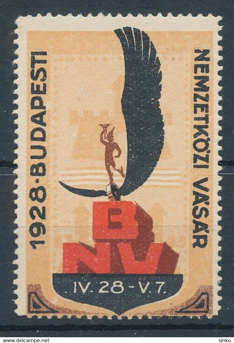 1928. BNV International Fair In Budapest. - Foglietto Ricordo