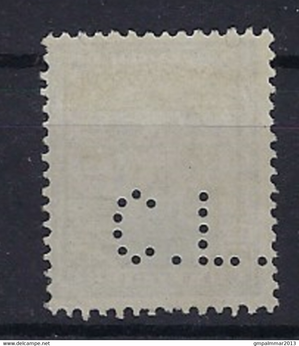 PERFIN / PERFO " C.L. " TYPO Voorafgestempeld Nr. 63B BRUXELLES 22 BRUSSEL  ;  staat Zie 2 Scans ! - Typo Precancels 1922-26 (Albert I)