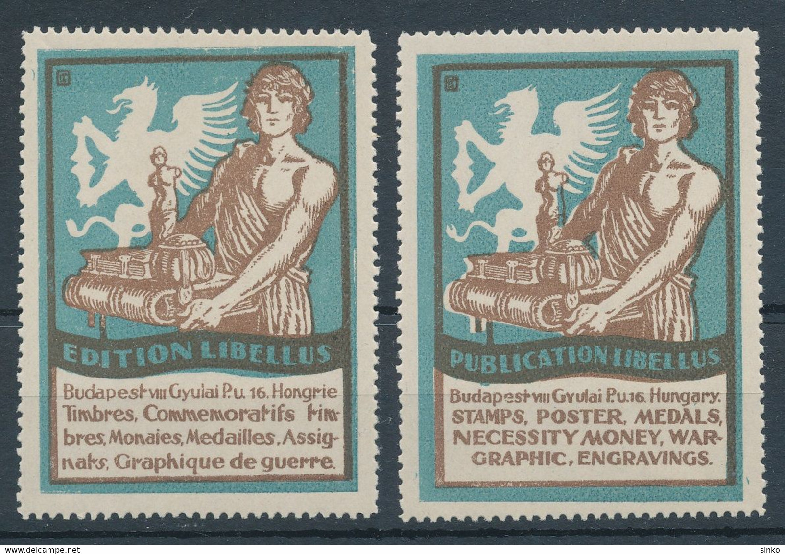 1929. Publication Libellus Advertisement Cinderella - Hojas Conmemorativas