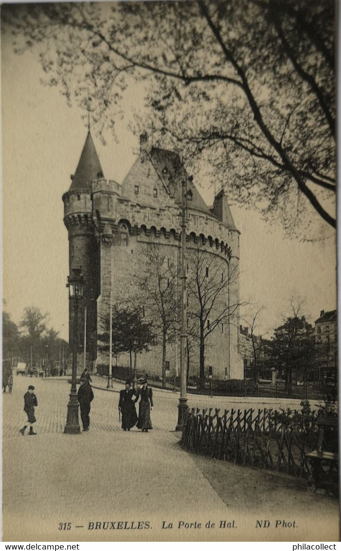 Bruxelles // LA Porte De Hal (niet Standaard Zicht) 19?? - Monuments, édifices