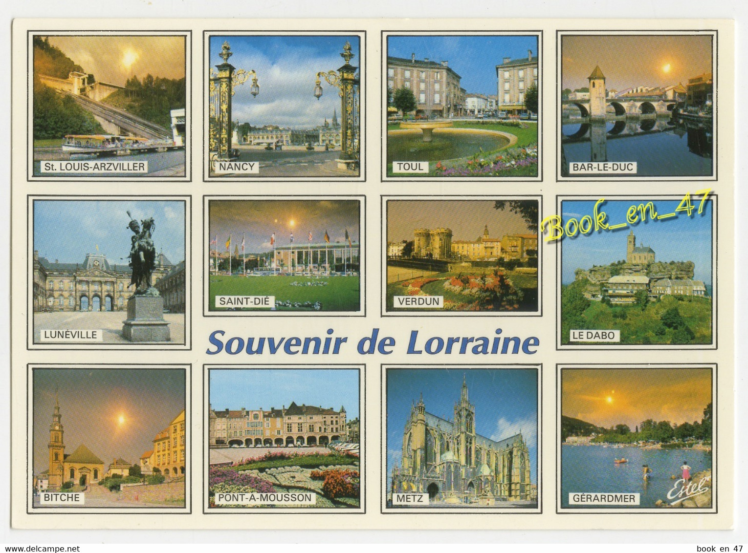 {86332} Souvenir De Lorraine , Multivues ; Toul , Verdun , Lunéville , Bitche , Gérardmer , Metz , Saint Dié , Nancy - Lorraine