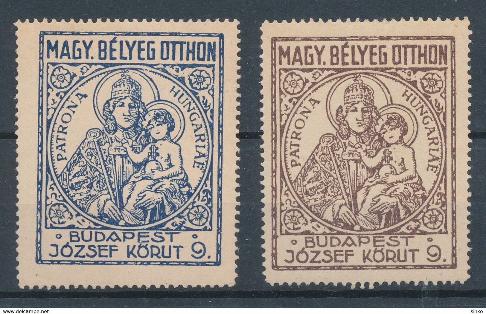 1932. Hungarian Stamp Home (Madonna) - Hojas Conmemorativas