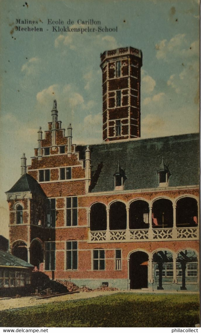 Mechelen - Malines / Ecole De Carillon - Kleur 1933 - Malines