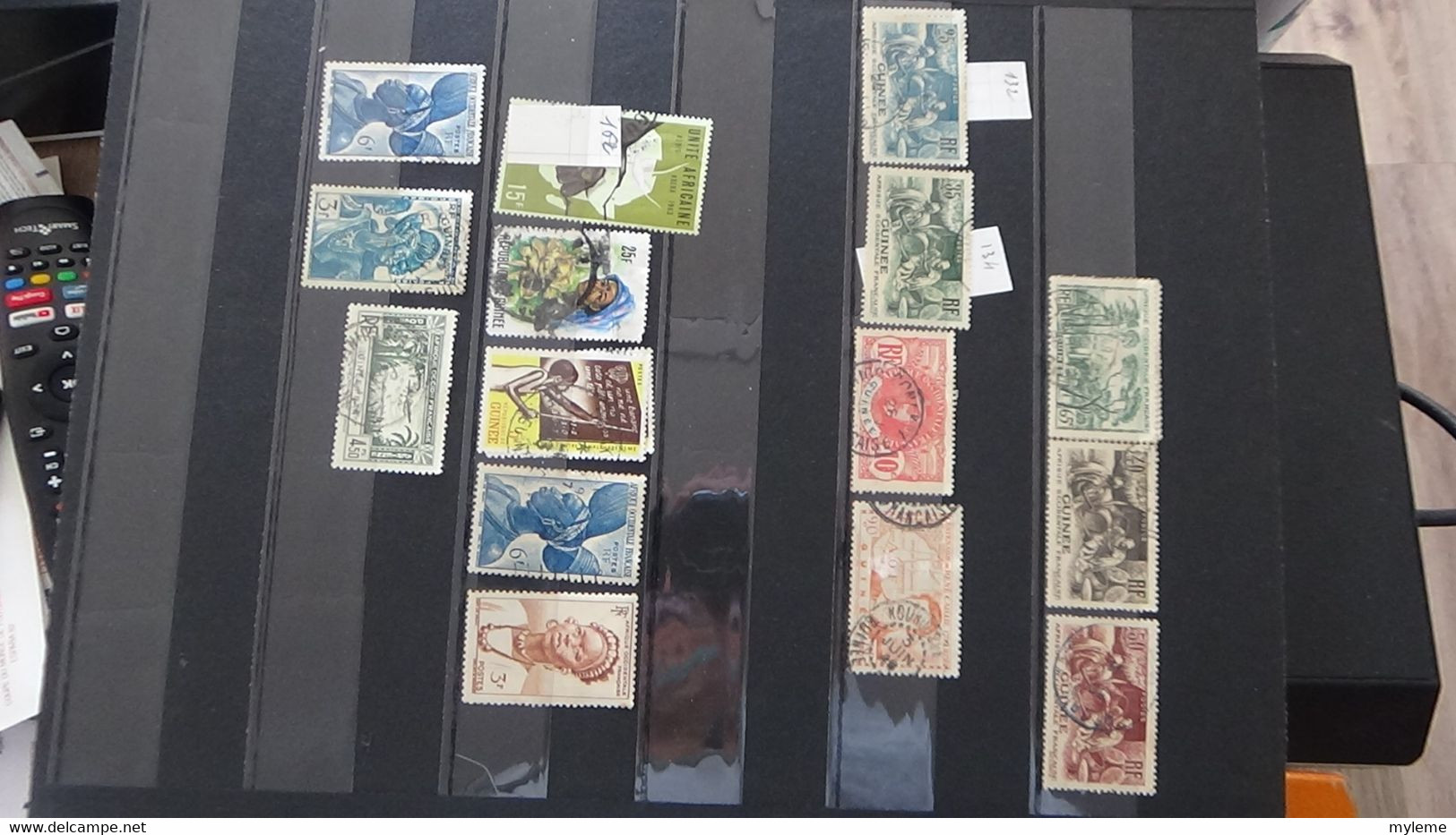 AN72 Collection de timbres oblitérés de divers pays + Comores N° 104A ** cote 150 euros  A saisir !!!