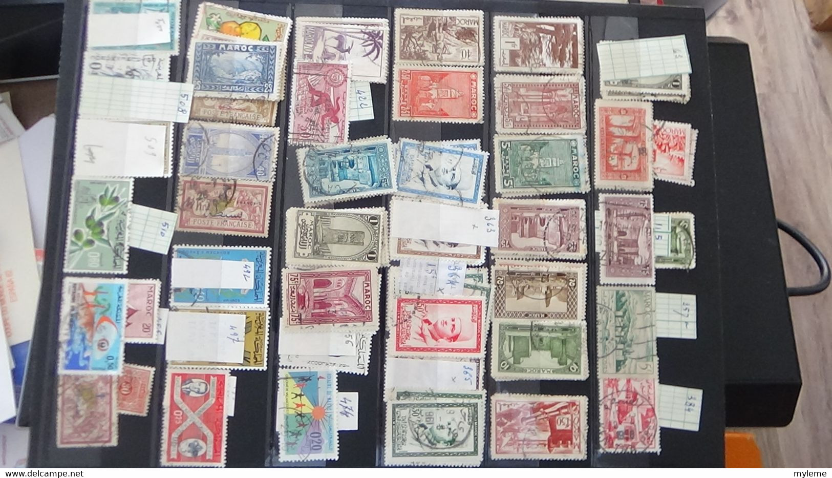 AN72 Collection de timbres oblitérés de divers pays + Comores N° 104A ** cote 150 euros  A saisir !!!