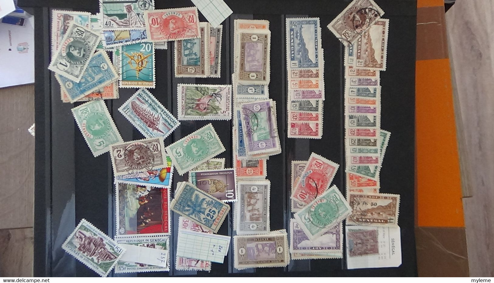 AN72 Collection de timbres oblitérés de divers pays + Comores N° 104A ** cote 150 euros  A saisir !!!