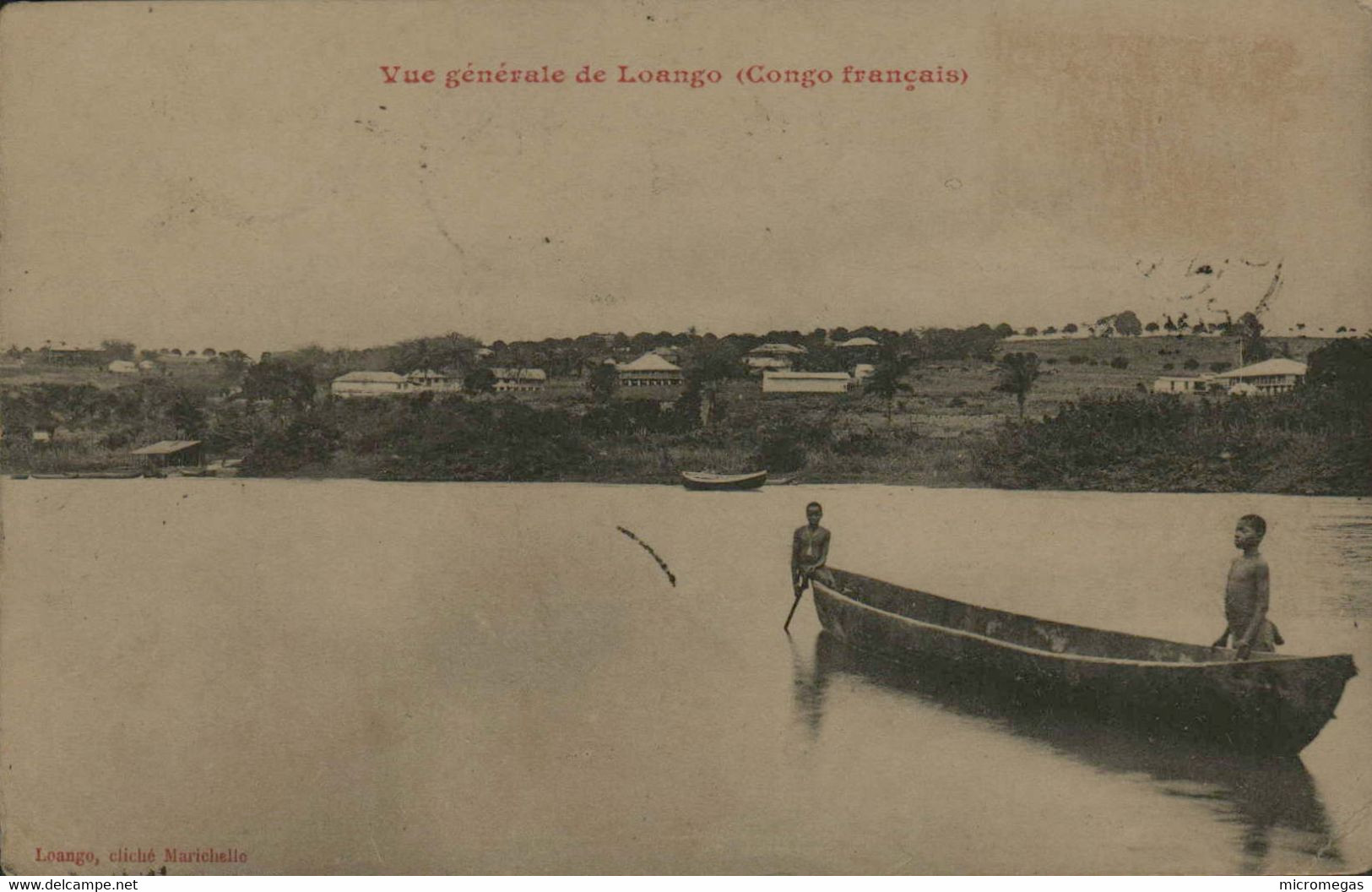 Vue Générale De LOANGO (Congo Français) - Congo Français