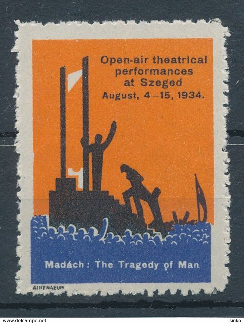 1934. Szeged Open-air Festival - Cinderella - Souvenirbögen