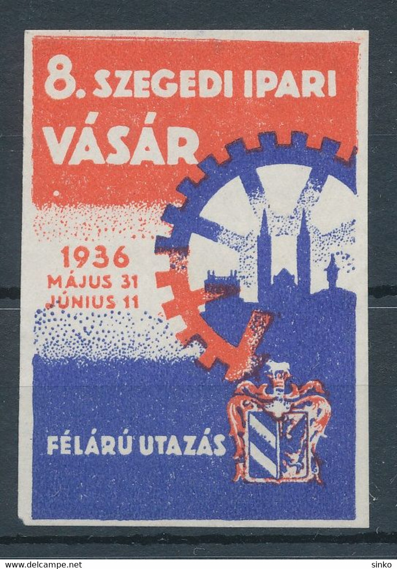 1936. 8th Industrial Fair In Szeged - Hojas Conmemorativas