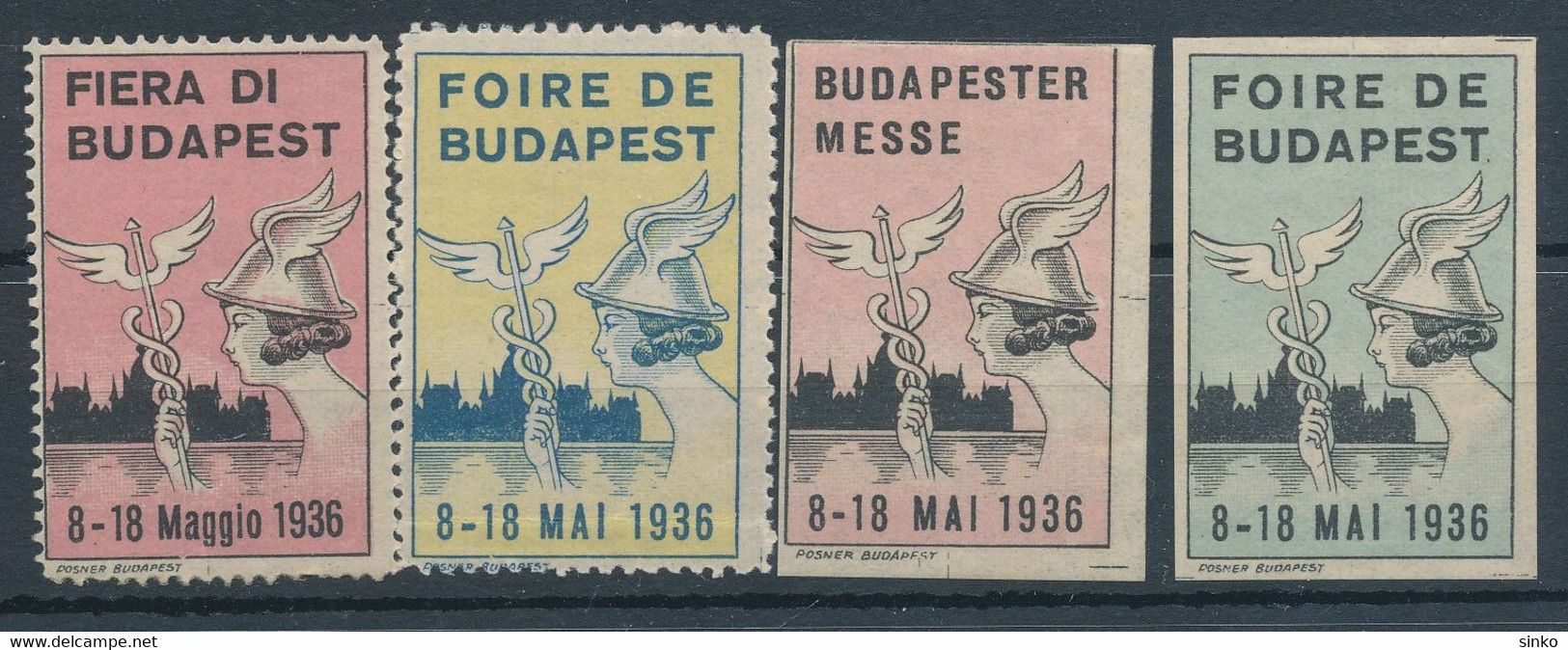 1936. Budapest Fair - Hojas Conmemorativas
