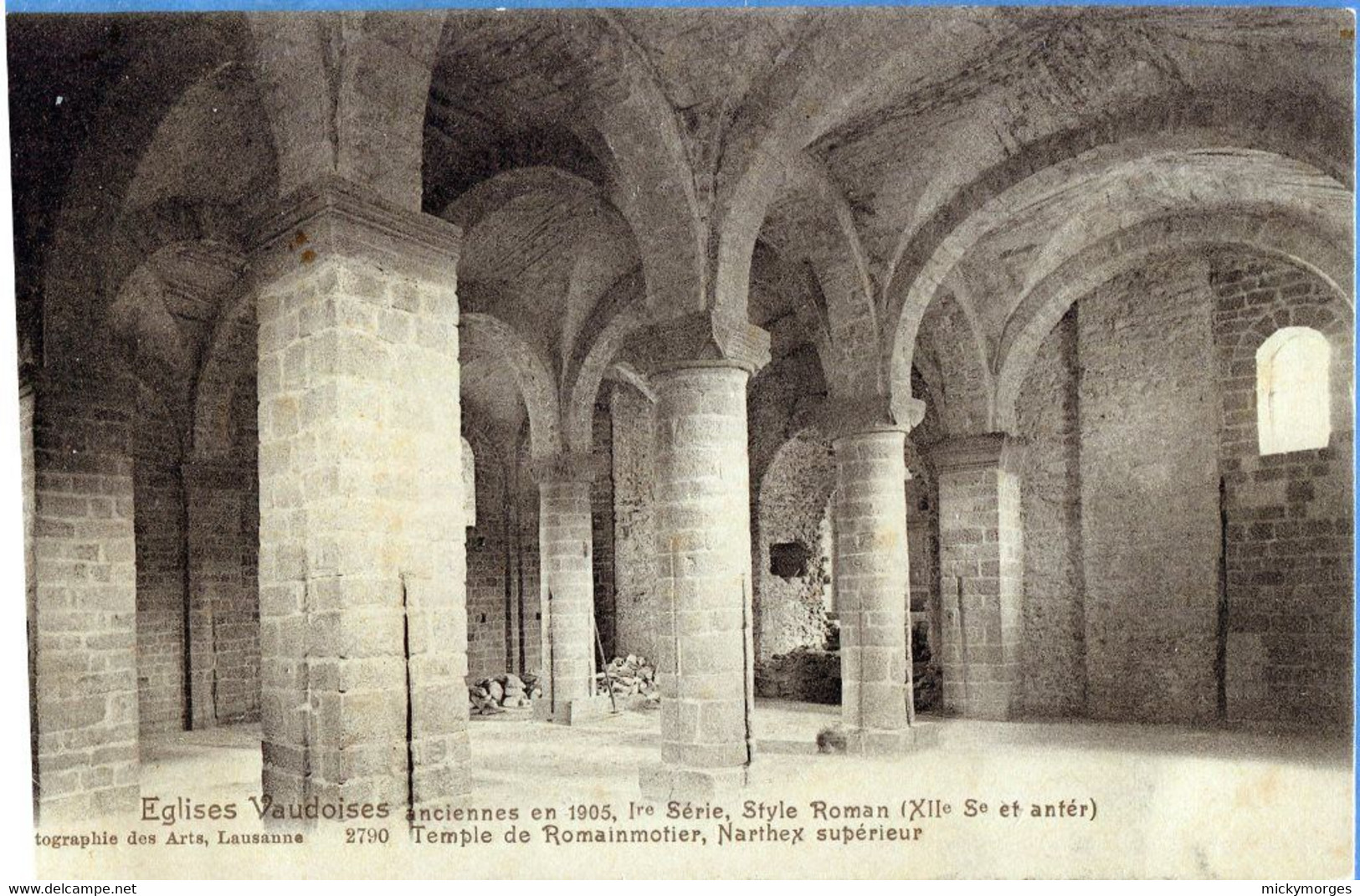 PAL 2790 Temple De Romainmôtier Narthex - Romainmôtier-Envy