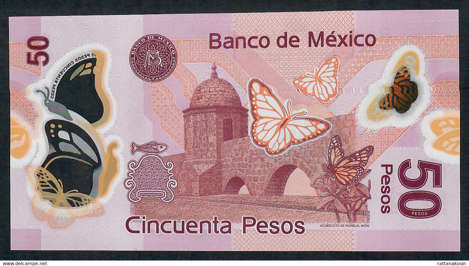 MEXICO P123Aa 50 PESOS 12.6.2012 Serie A  FIRST SERIE    UNC. - Mexique