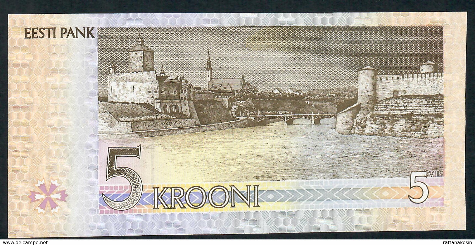 ESTONIA P76 5 KROONI 1994 #CJ UNC. - Estonie