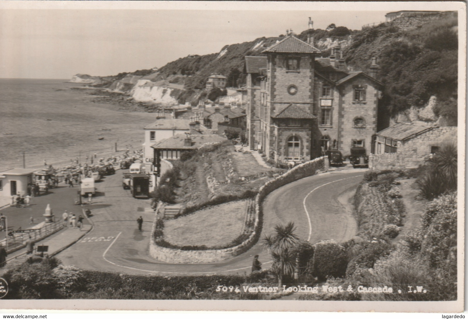 VENTNOR LOOKING WEST AND CASCADE - Ventnor