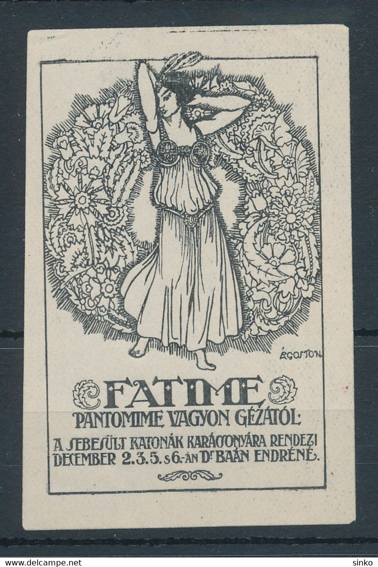 1943. FATIME - Pantomime From Géza Vagyon: Christmas For The Wounded Soldiers - Herdenkingsblaadjes