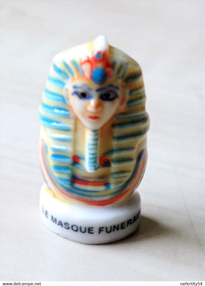 Fève Masque Funéraire - Deviens Pharaon (l'égypte 2)  Arguydal 1999 - Histoire