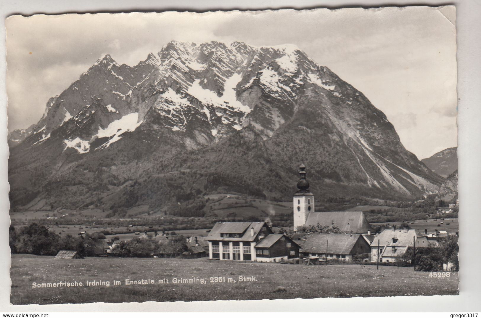 C3599) IRDNING Im ENNSTAL Mit Grimming - Kirche U. Bauernhof ALT - Irdning