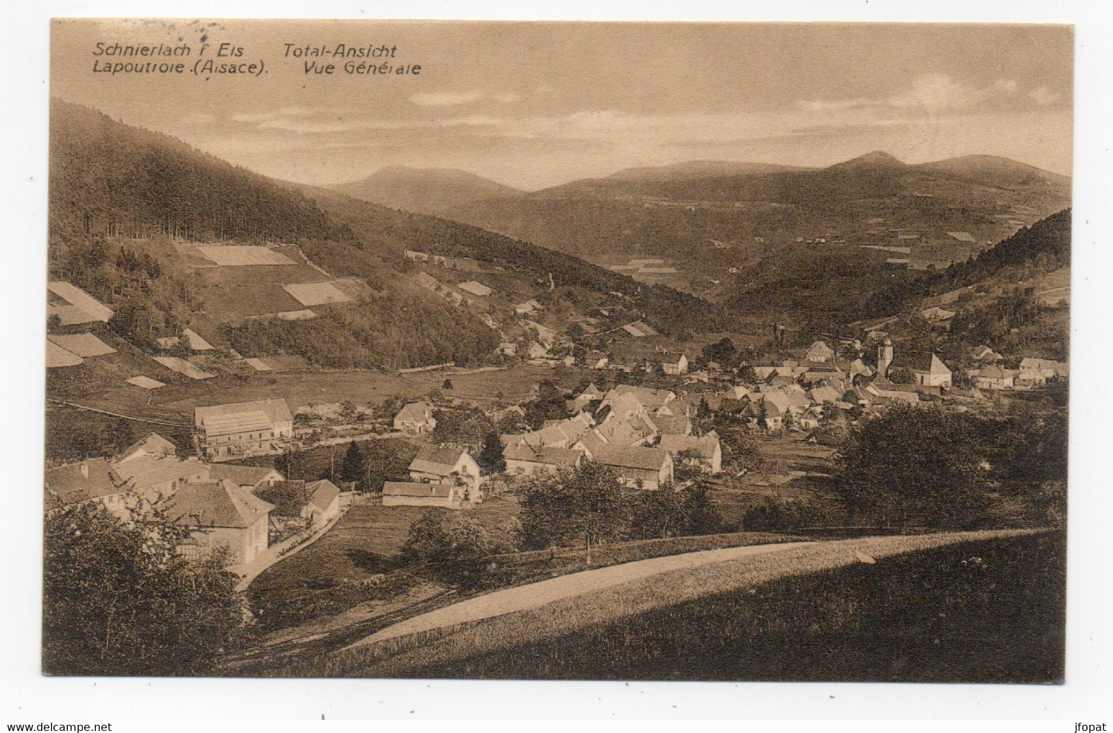 68 HAUT RHIN - LAPOUTROIE Vue Générale - Lapoutroie