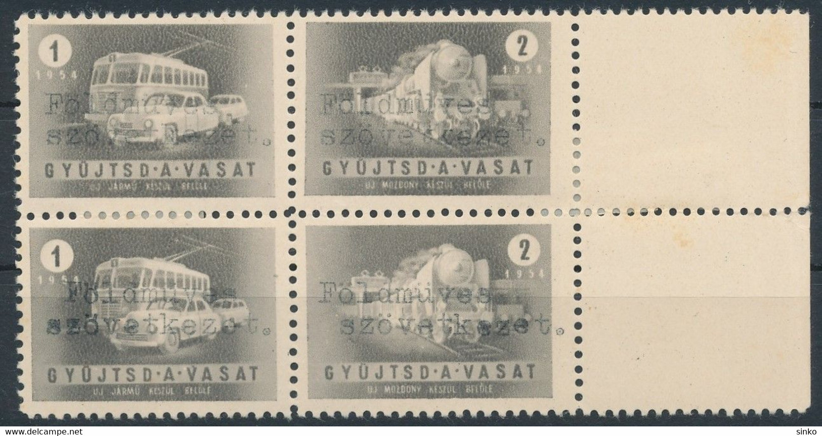 1954. Collect The Iron - Propaganda Stamps - Souvenirbögen