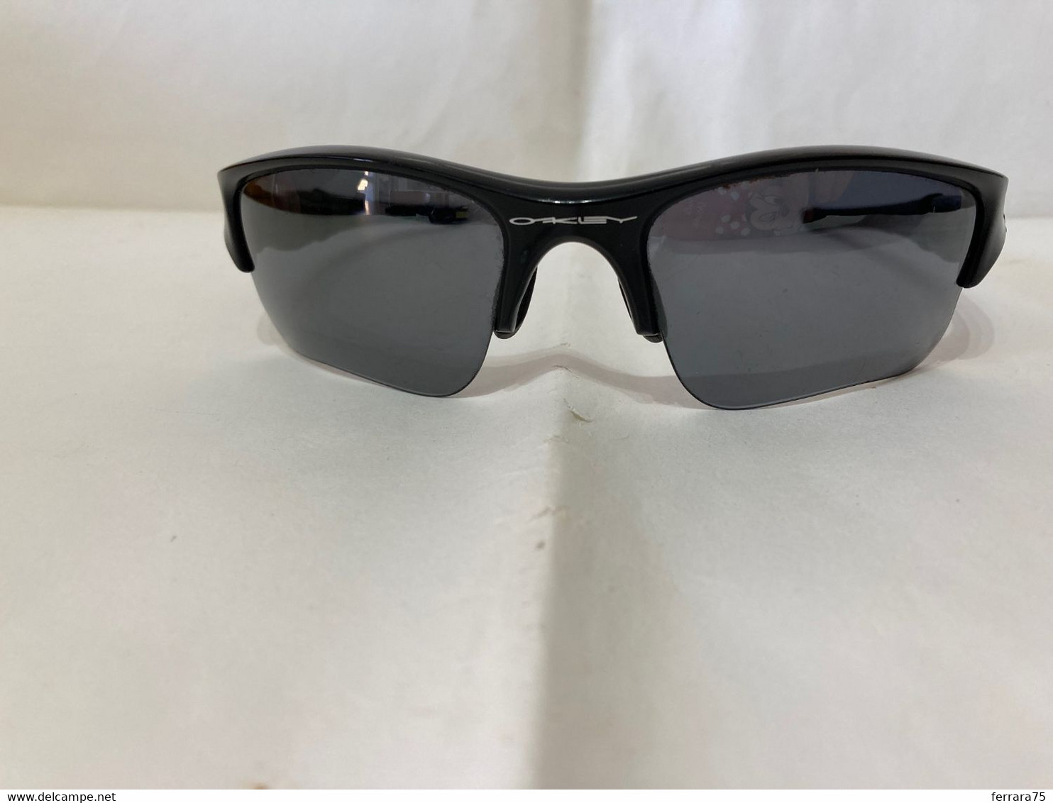 OCCHIALI DA SOLE USATI OAKLEY FLAK MOD.24-434 MISURE 63 14 133 SENZA CUSTODIA. - Zonnebrillen