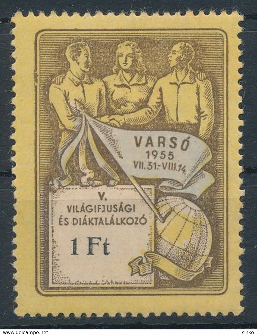 1955. 5th World Festival Of Youth And Students - Warsaw - Souvenirbögen