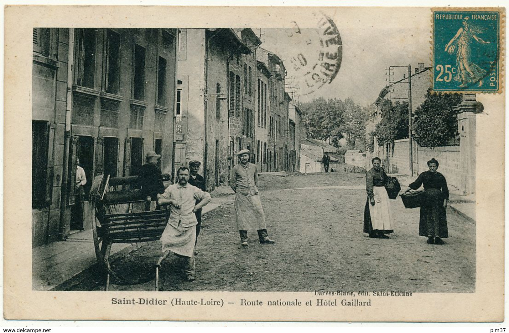 SAINT DIDIER - Route Nationale Et Hôtel Gaillard - Saint Didier En Velay