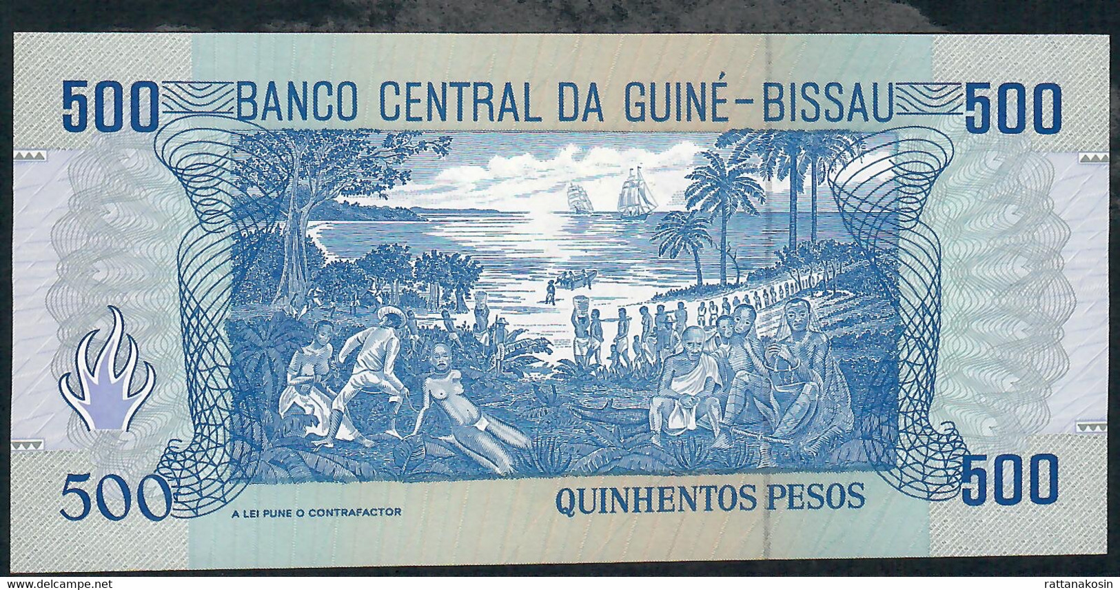 GUINEA BISSAU P12 500 PESOS 1990  #CA      UNC. - Guinee-Bissau