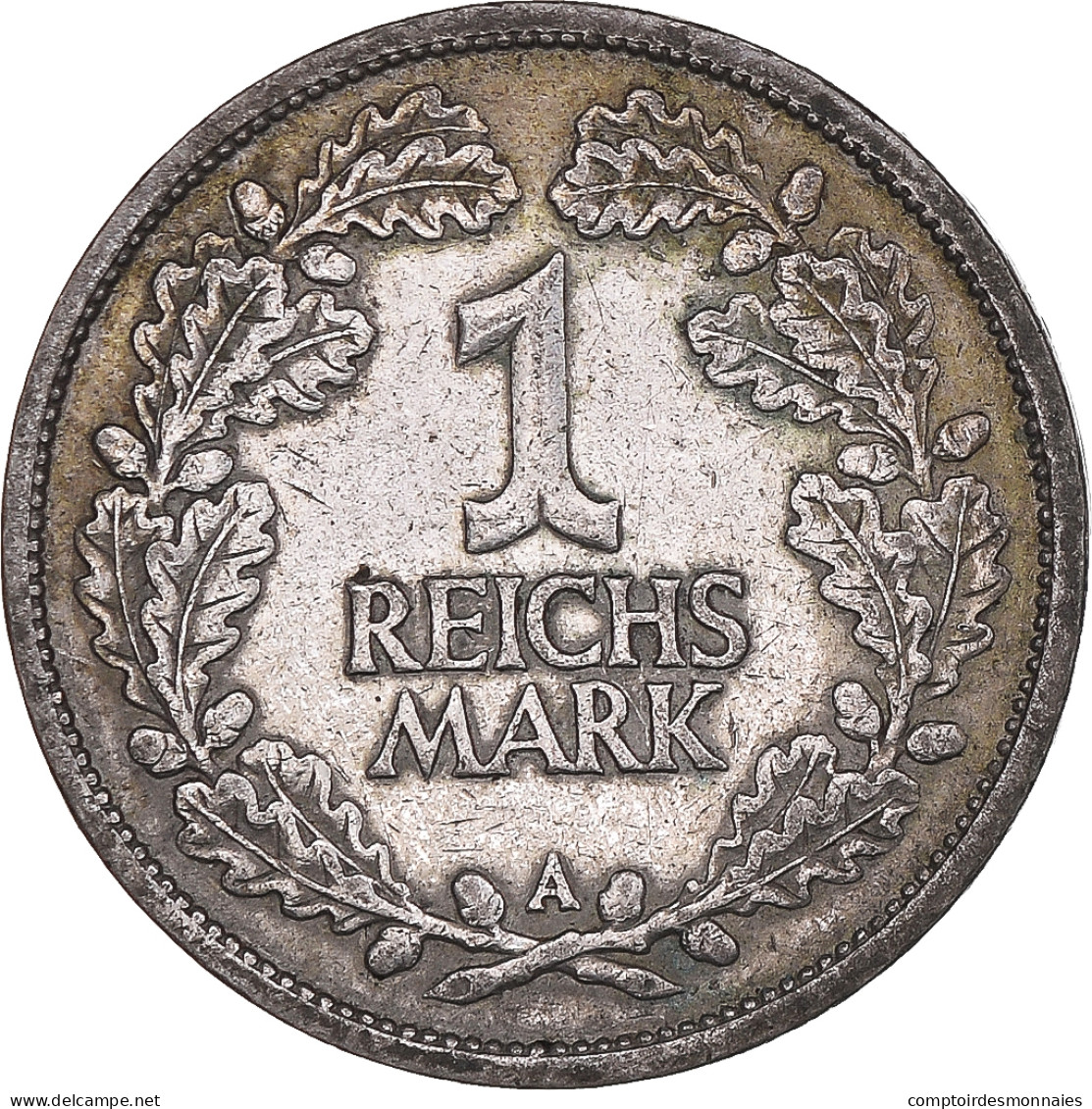 Monnaie, Allemagne, République De Weimar, Mark, 1925, Berlin, TTB, Argent - 1 Mark & 1 Reichsmark