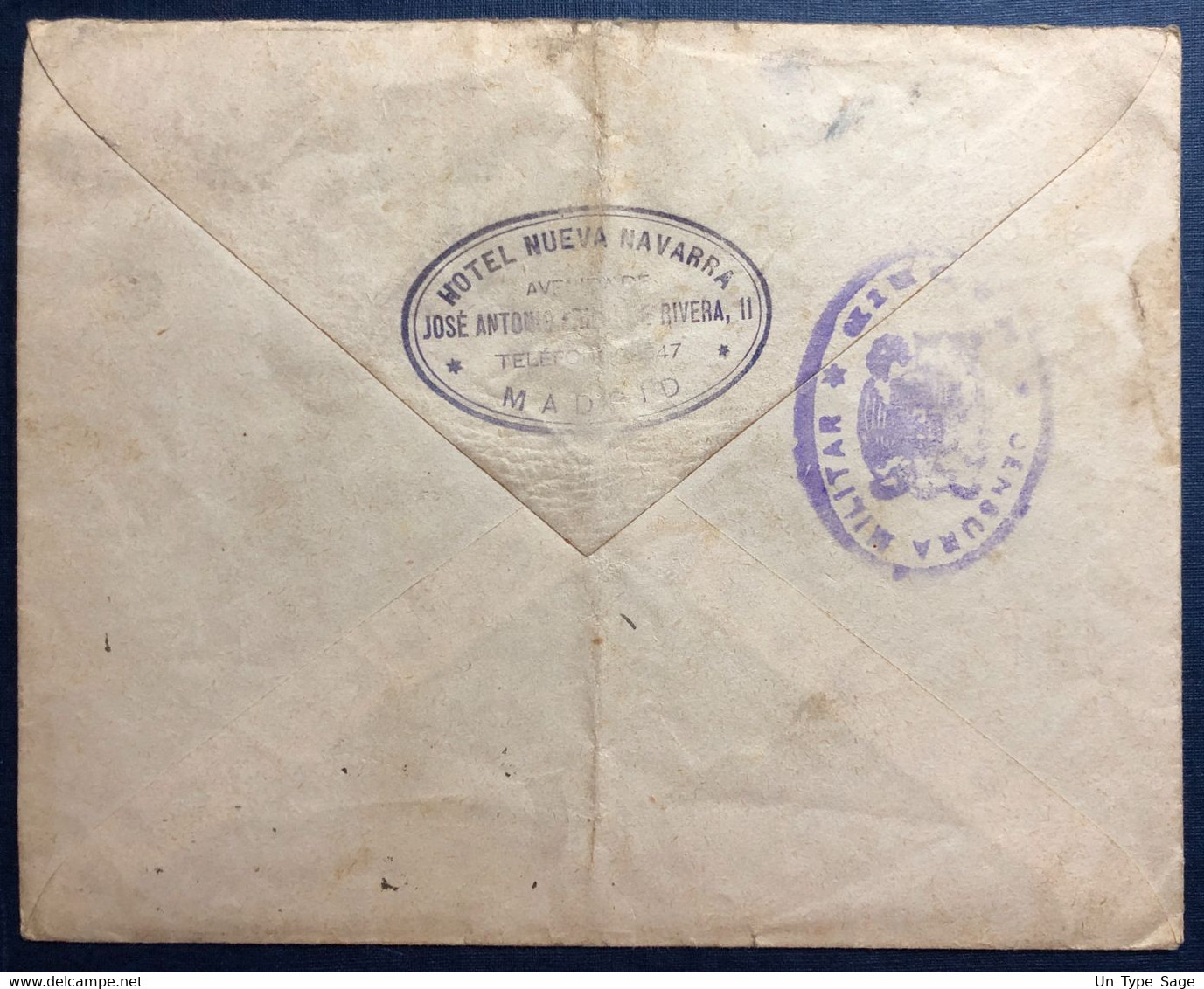 Espagne, Divers Sur Enveloppe De Madrid 8.12.1939 + Censure De Madrid, Pour La France - (B4210) - Covers & Documents