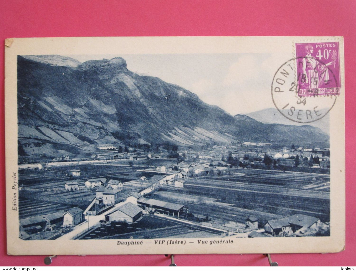 38 - Vif - Vue Générale - Dauphiné - R/verso - Vif