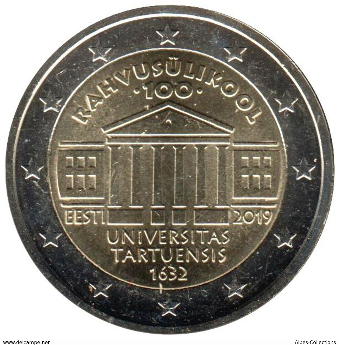 ET20019.2 - ESTONIE - 2 Euros Commémo. Université De Tartu - 2019 - Estonia