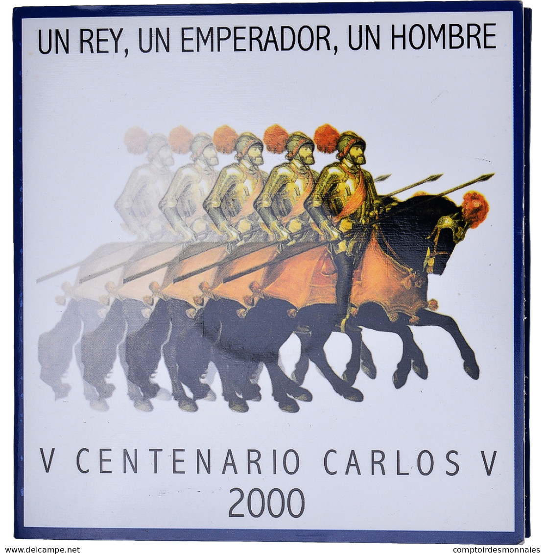 Monnaie, Espagne, Juan Carlos I, 2000 Pesetas, 2000, Madrid, Charles V.BU, FDC - 2 000 Pesetas