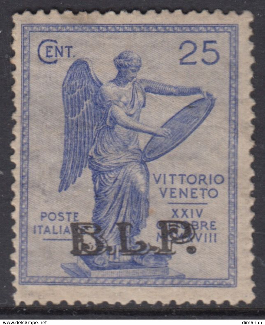 ITALIA - BLP N.25 - Cat. 1550 Euro Firmato A.Diena  NON EMESSO MH* Linguellato - Timbres Pour Envel. Publicitaires (BLP)