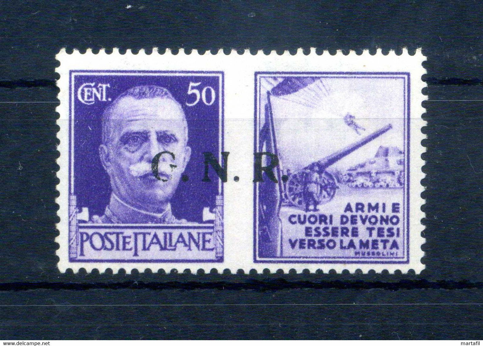 1944 Repubblica Sociale Italiana RSI Propaganda Di Guerra N.22 MNH ** Timbrino - Propaganda Di Guerra