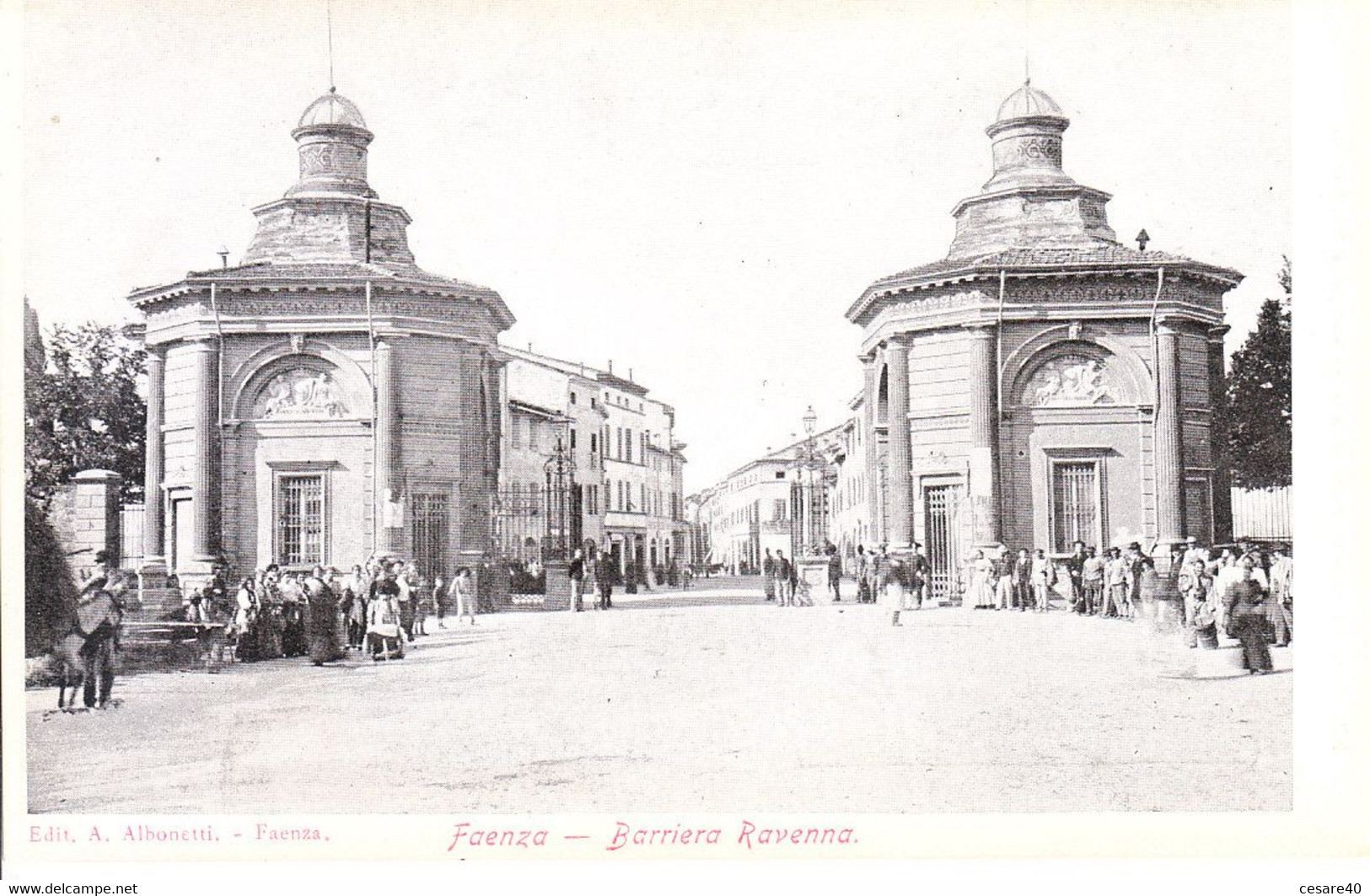 ITALIA - FAENZA - Barriera Ravenna, Ben Animata,1900 Circa - 2020 B 301 - Faenza