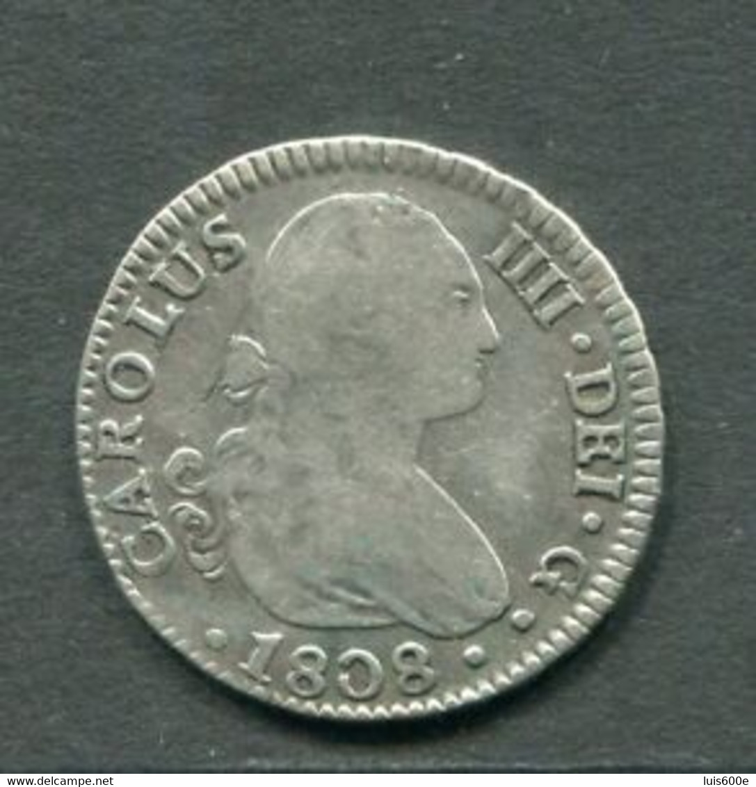 1808.ESPAÑA.MONEDA.2 REALES PLATA CARLOS IV.SEVILLA.CN.MBC - Monnaies Provinciales