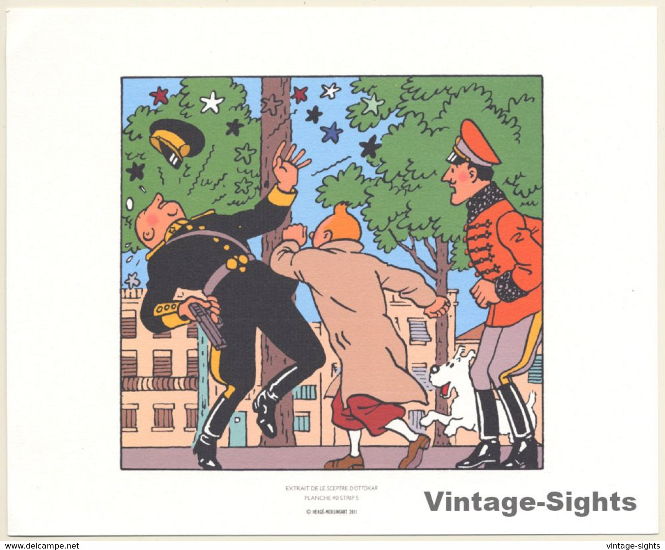 Tintin: Le Sceptre D'Ottokar *2 (Lithography Hergé Moulinsart 2011) - Sérigraphies & Lithographies