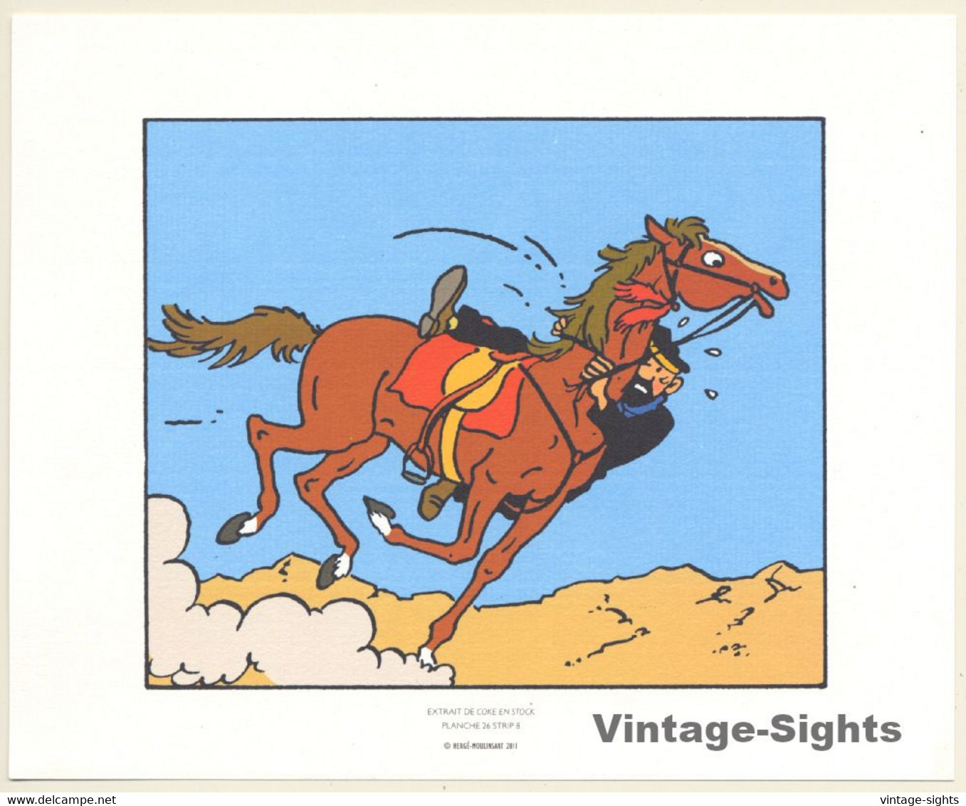 Tintin: Coke En Stock *1 (Lithography Hergé Moulinsart 2011) - Serigraphies & Lithographies