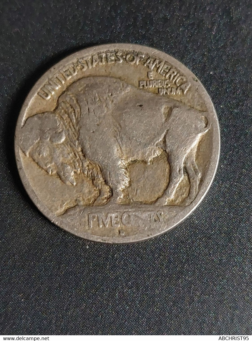 RARE.FIVE CENTS 1913 D - 1913-1938: Buffalo